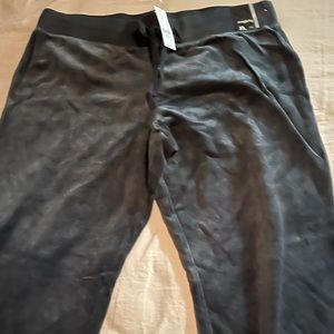 New gray velour pants